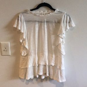 Gap ruffle shirt